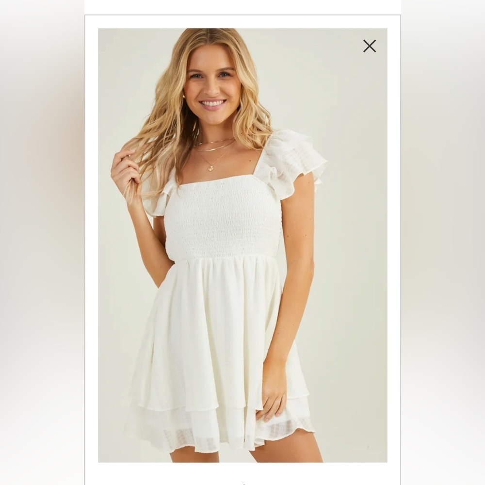 New with tags altard state brea layered mini dress